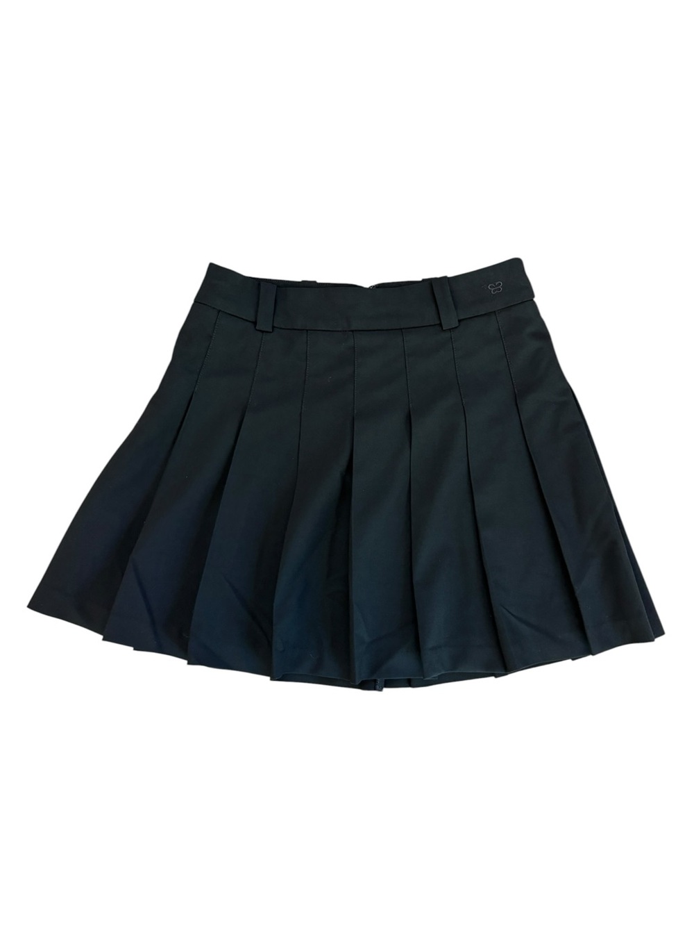 Aritzia Sunday Best Black Pleated Mini Skirt School Girl Prep Womens Size 2